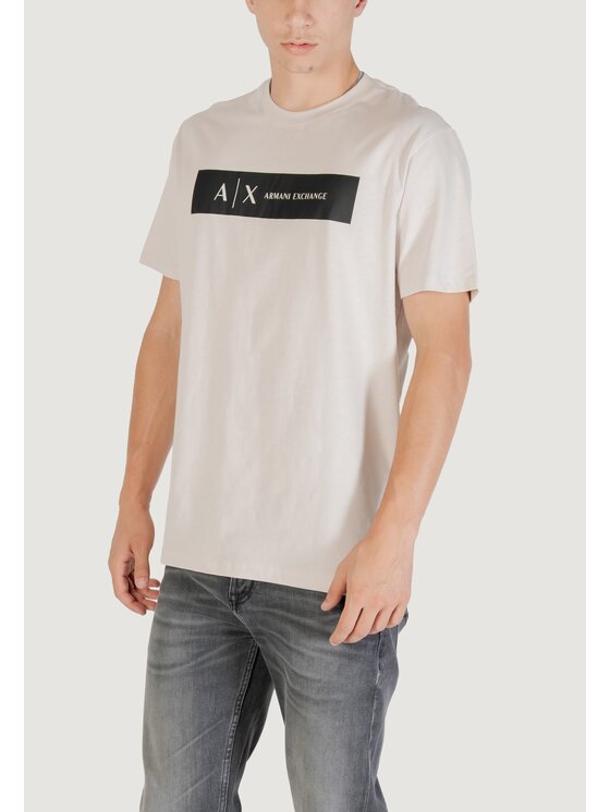 Armani Exchange Armani Exchange T-Shirt XM001425 AF10361 Beżowy Casual Fit