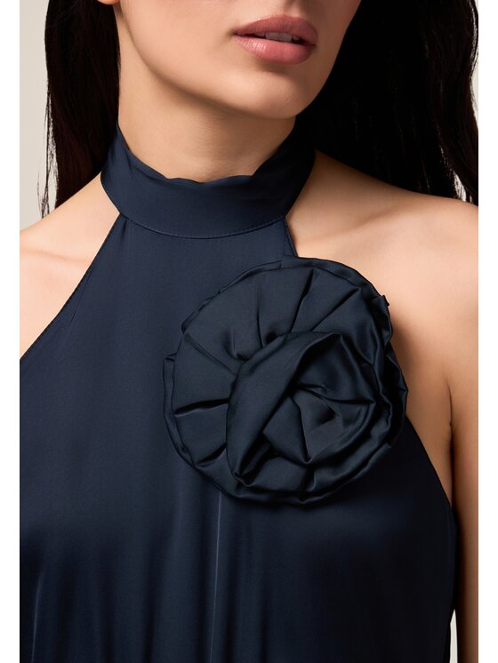 Oltre Oltre Vestito elegante 7033R004988N034 Blu A-Line Fit