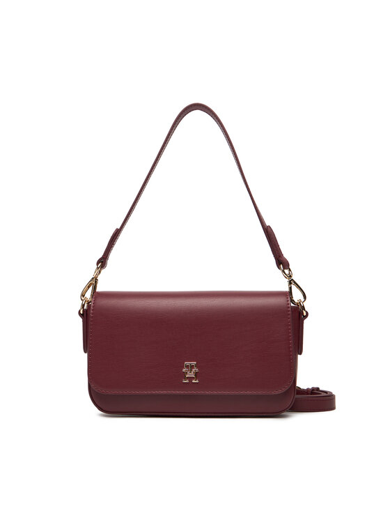 Tommy Hilfiger Tommy Hilfiger Handtasche Th Icon Conv AW0AW17677 Dunkelrot