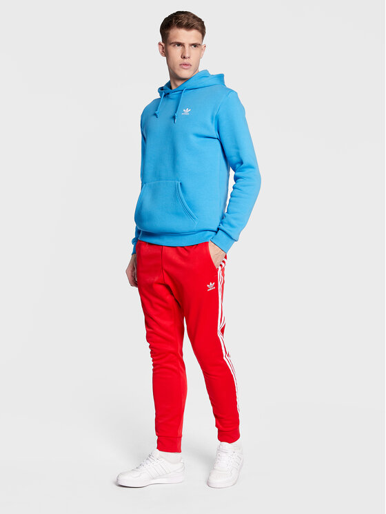 Felpa adicolor Essentials Trefoil HK0098 Blu