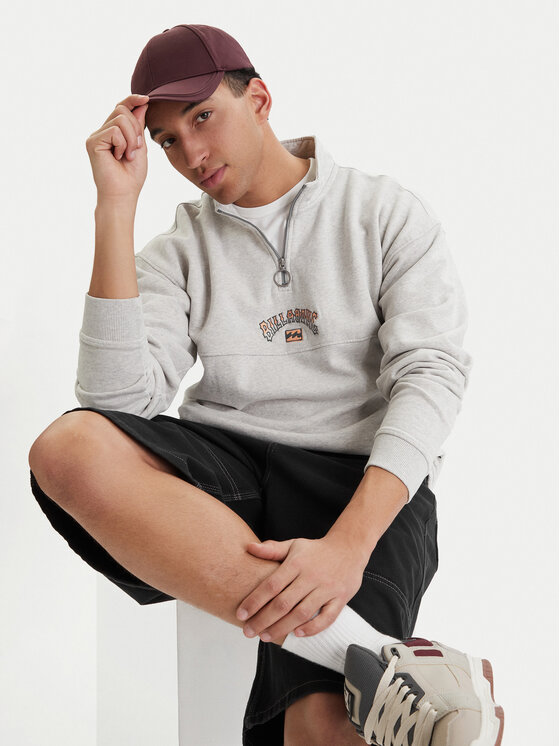 Billabong Billabong Pulóver Burleigh EBYFT00130 Szürke Regular Fit