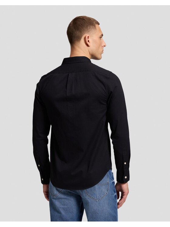 Lee Lee Koszula LS CLEAN SHIRT Czarny Regular Fit