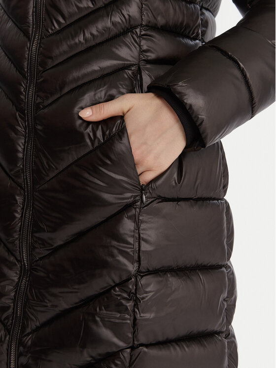 DKNY DKNY Télikabát DLEMPW58 Fekete Slim Fit