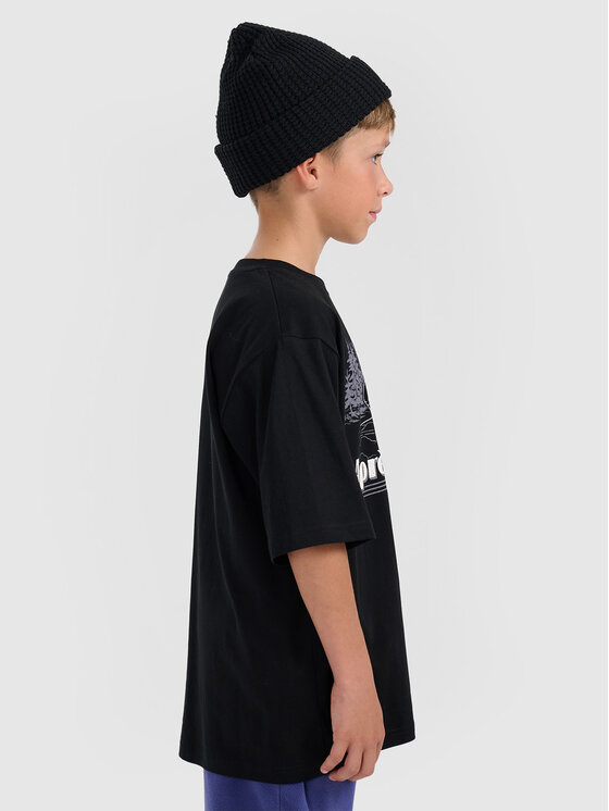 4F 4F T-Shirt APRES SKI Czarny Loose Fit