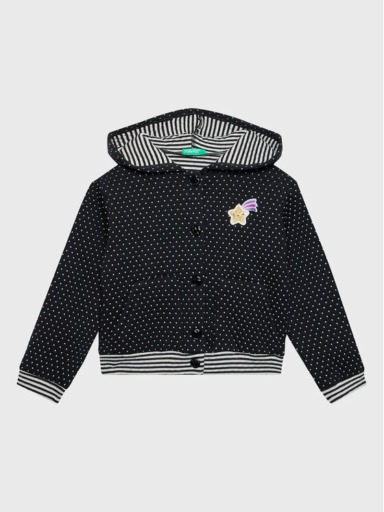 Gyerek Pulóver United Colors Of Benetton, Méret: 98, Fekete, 337YG500U