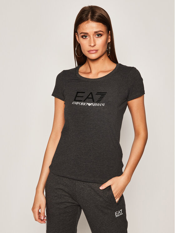 T-shirt 8NTT63 TJ12Z 3909 Grigio Slim Fit