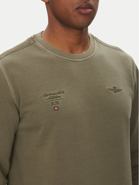 Aeronautica Militare Aeronautica Militare Bluza 251FE1991F583 Khaki Regular Fit