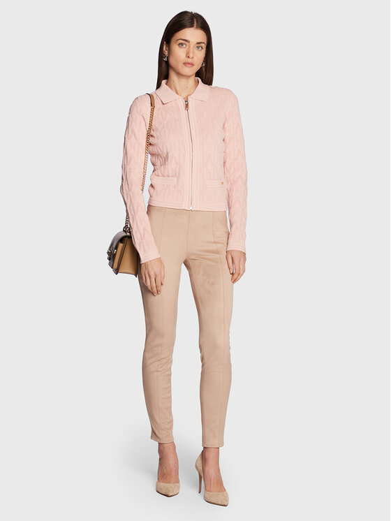 Cardigan 3RGR04 5661Z Rosa Regular Fit