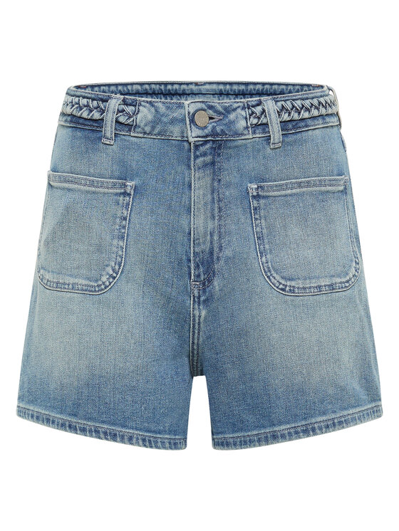 Mustang Mustang Pantaloncini di jeans Purley Shorts Blu Regular Fit