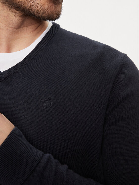 Bugatti Bugatti Pullover 7300 95510 Dunkelblau Regular Fit