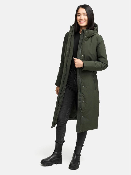 Navahoo Navahoo Kurtka zimowa Waldbummler Zielony Regular Fit