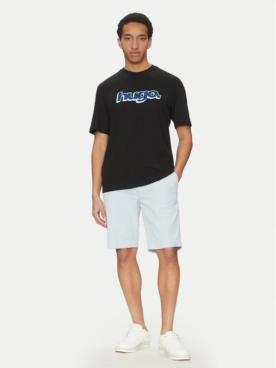 HUGO HUGO T-särk Nugibol 50542932 Must Regular Fit