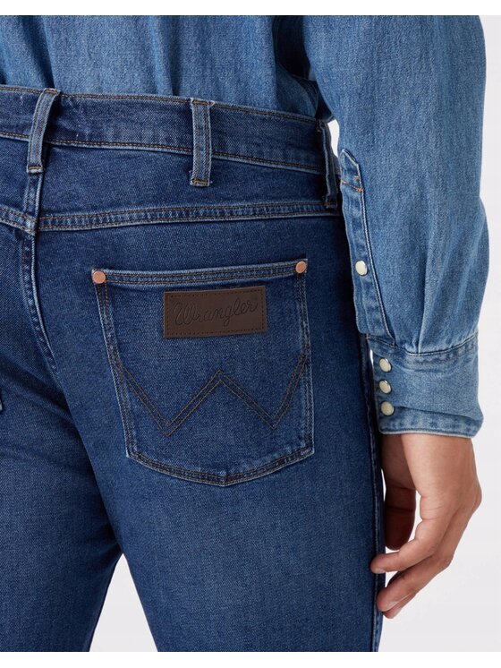 Wrangler Wrangler Jeansy Larston Niebieski Slim Fit