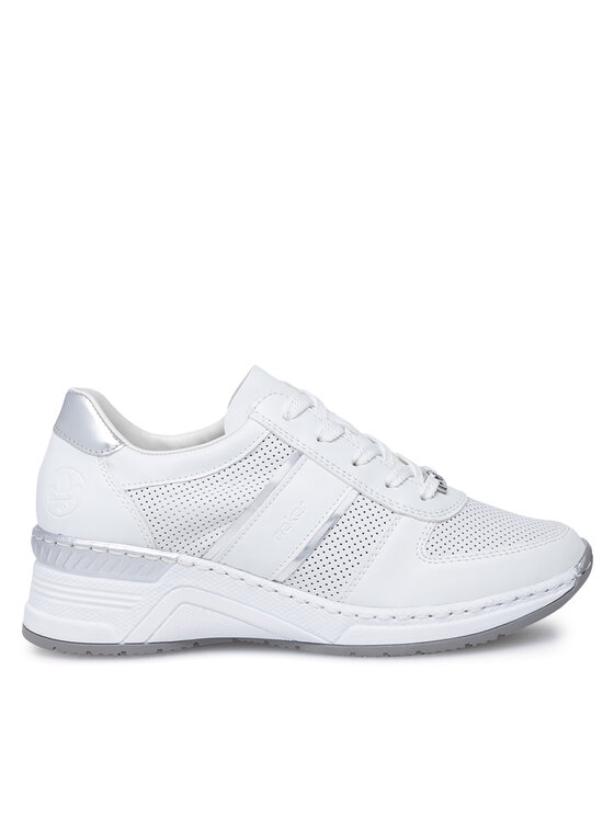 Rieker Sneakers N4315-80 Bianco, taglia : 41