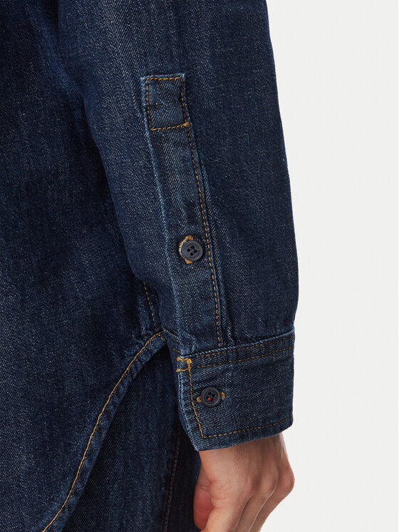 Tommy Hilfiger Tommy Hilfiger camicia di jeans WW0WW52176 Blu scuro Relaxed Fit