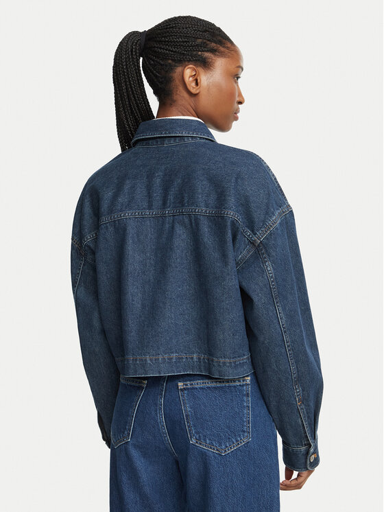 Calvin Klein Jeans Calvin Klein Jeans Jeans jakna LV047H921G Mornarsko modra Regular Fit