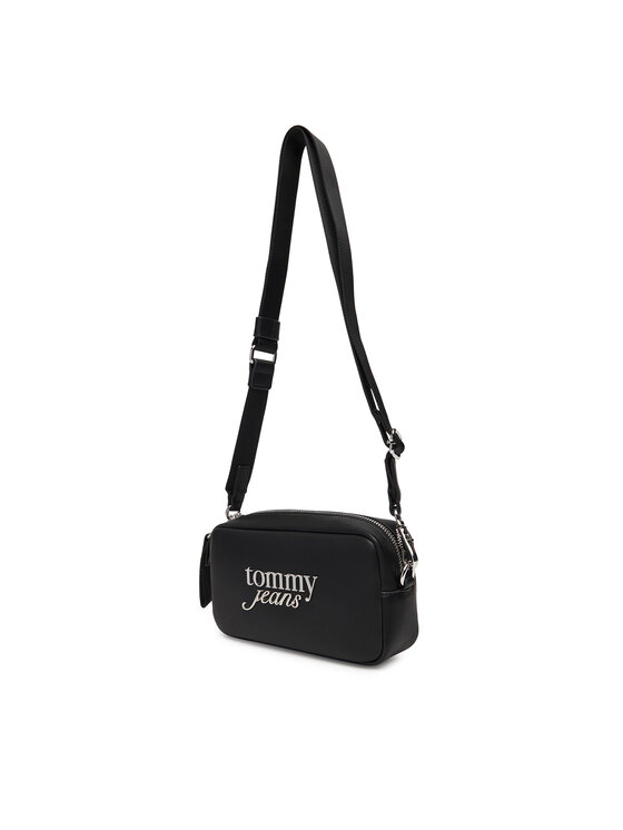 Tommy Jeans Tommy Jeans Дамска чанта Tjw Bold Script Camera Bag AW0AW17897 Черен