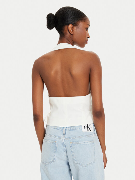 ViCOLO ViCOLO Palaidinė TB1429 Balta Regular Fit