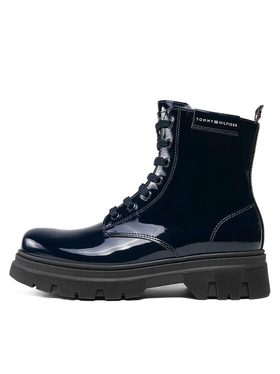 Tommy Hilfiger Tommy Hilfiger Чоботи T4A5-33040-0775 S Голубий