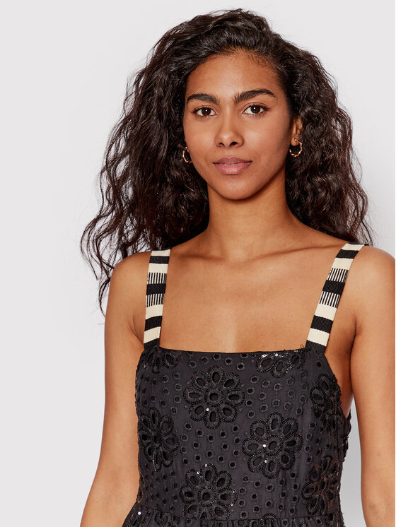 Desigual Desigual Літня сукня Leah 22SWVW05 Чорний Regular Fit