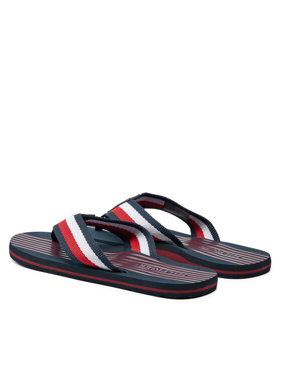 Tommy Hilfiger Tommy Hilfiger Šlepetės per pirštą FM0FM05236 Tamsiai mėlyna