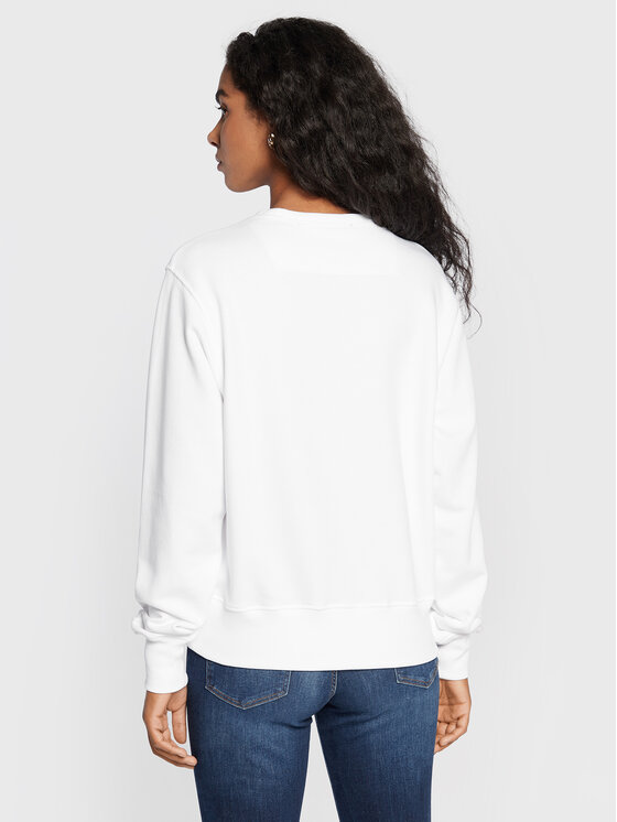 Guess Guess Μπλούζα Original W2YQ16 KBA10 Λευκό Regular Fit