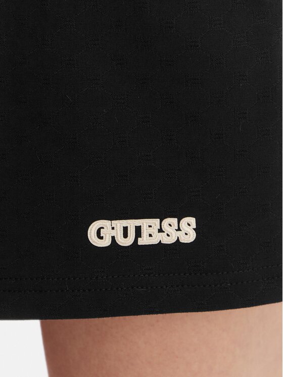 Guess Guess Športové kraťasy V6GD08 K3004 Čierna Relaxed Fit