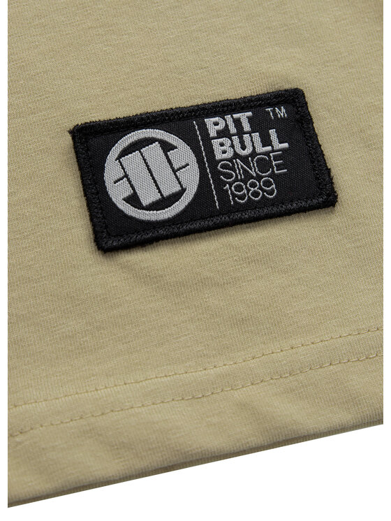 PITBULL PITBULL T-Shirt Koszulka Beżowy Regular Fit