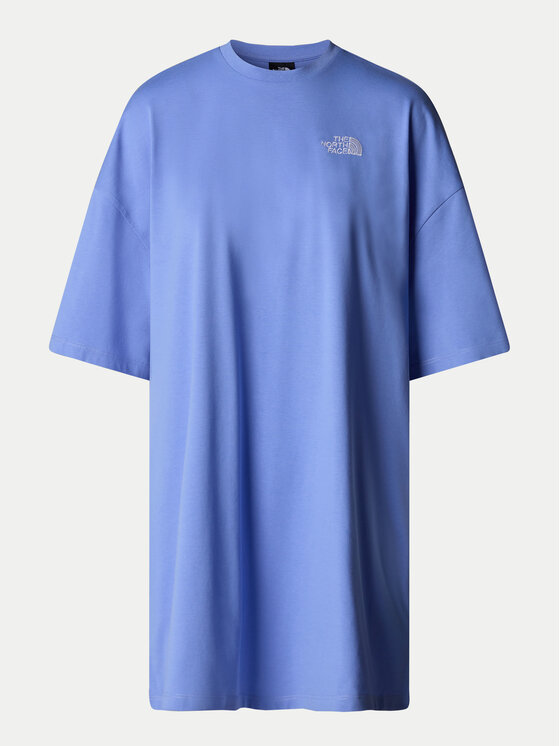 The North Face The North Face Každodenní šaty Simple Dome NF0A87NF Modrá Relaxed Fit