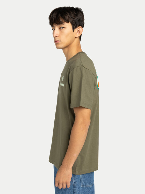 Element Element Majica Epic ELYZT00578 Khaki Regular Fit
