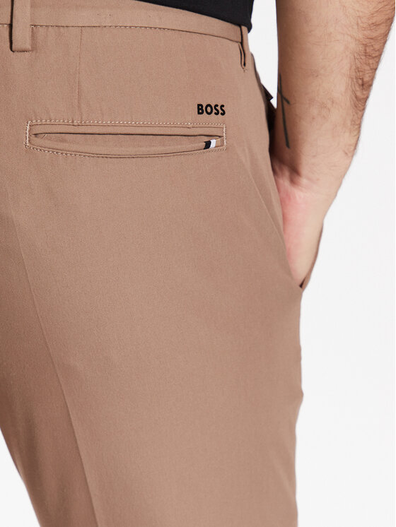 BOSS Boss Hlače Kaito1_T 50487754 Bež Slim Fit
