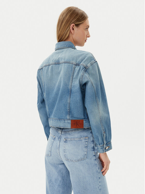 Calvin Klein Calvin Klein Traper jakna LV047B075G Plava Regular Fit