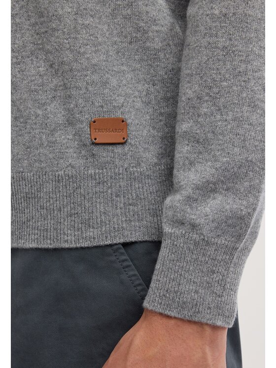 Trussardi Trussardi Cardigan M1038000163N0M3 Grigio Regular Fit