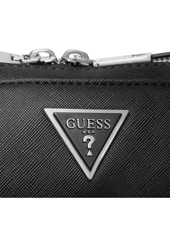 Guess Guess Brašna na notebook Certosa Saffiano Smart HMECSA P3138 Černá