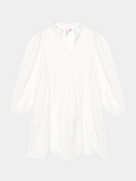 Vero Moda Girl Vero Moda Girl Haljina 10284629 Bijela Regular Fit