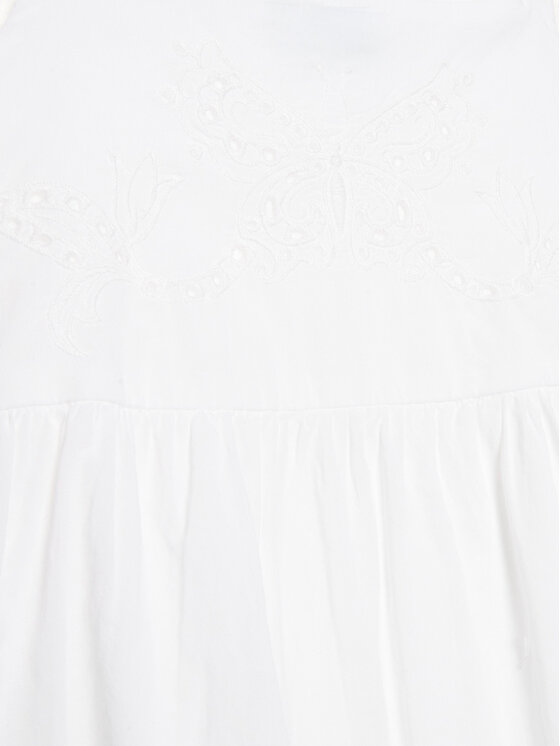 United Colors Of Benetton United Colors Of Benetton Sukienka codzienna 4JO1GV00V Biały Regular Fit