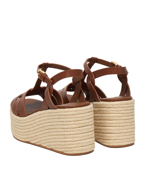 Badura Badura Espadrilky EO-AMARI-LT0228-26-805 Hnedá