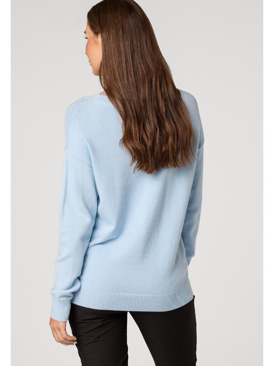 QUIOSQUE QUIOSQUE Sweter QUIOSQUE 6VS002800 Niebieski Regular Fit