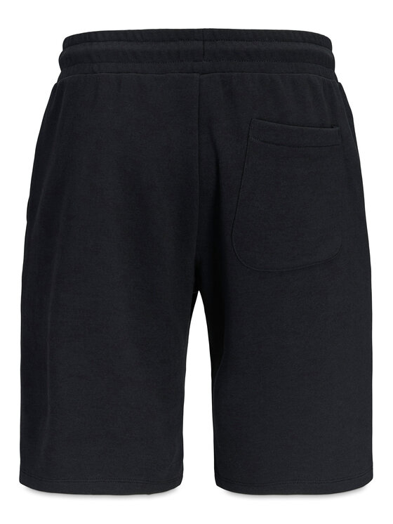 Jack & Jones Jack & Jones Pantaloncini sportivi Gordon Brandon 12292136 Nero Regular Fit