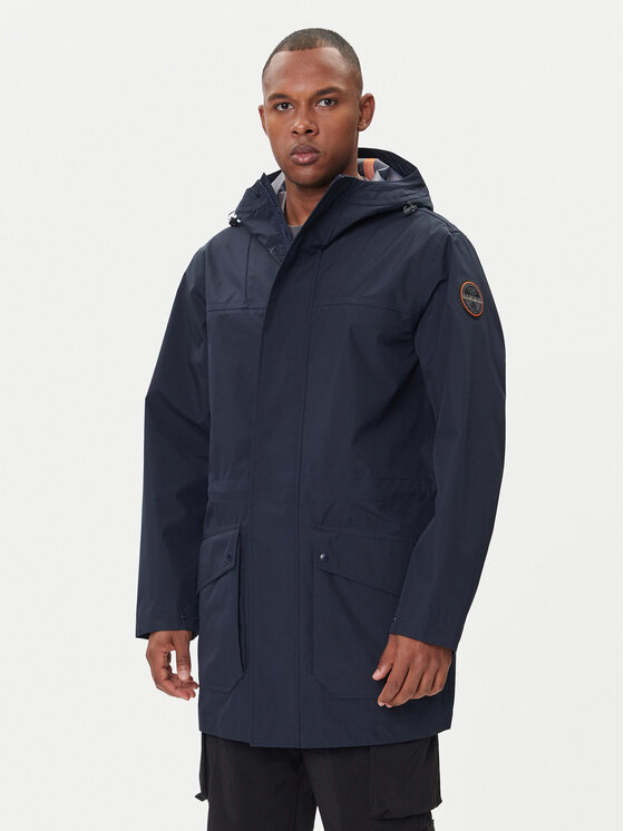 Napapijri Napapijri Zimní bunda A-Pilloz NP0A88SG Tmavomodrá Regular Fit