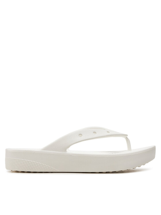 Crocs Crocs Σαγιονάρες Classic Platform Flip W 207714 Λευκό