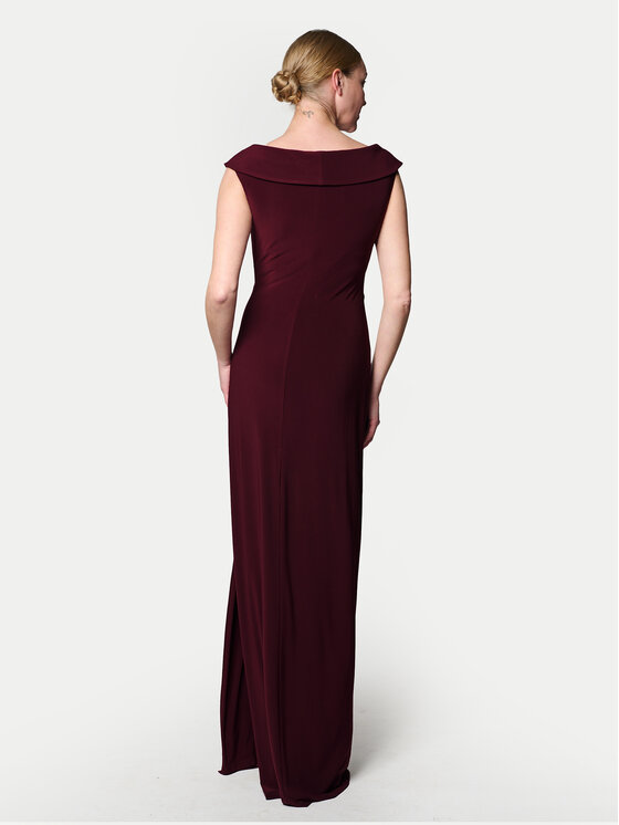 LAUREN RALPH LAUREN LAUREN RALPH LAUREN Večernja haljina 253863940018 Tamnocrvena Slim Fit