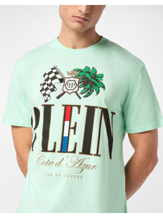 PHILIPP PLEIN PHILIPP PLEIN T-shirt 24691 Verde Regular Fit