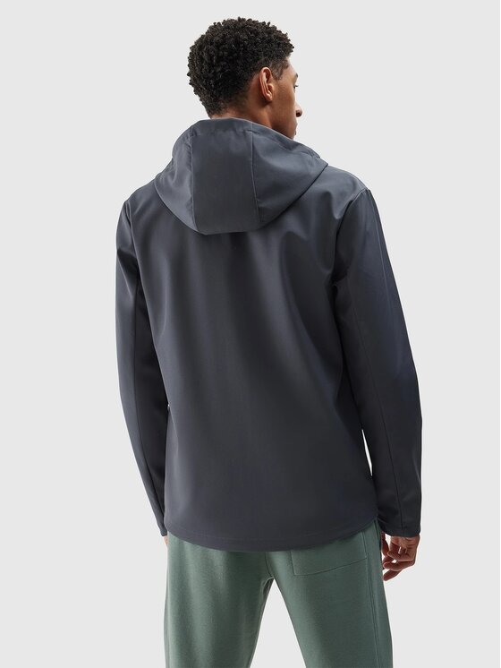 4F 4F Giacca softshell 4FWSS24 TSOFM234 22S ANTRACYT 3XL Nero Regular Fit