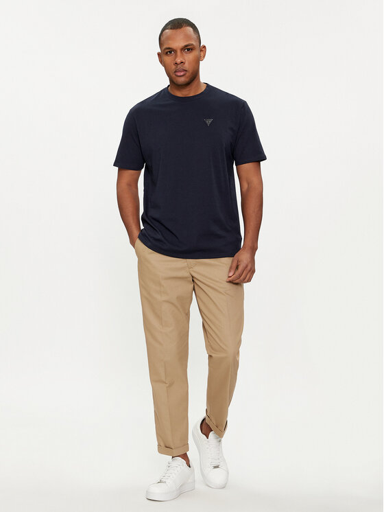 Guess Guess T-krekls F3GI00 K8HM0 Tumši zils Regular Fit