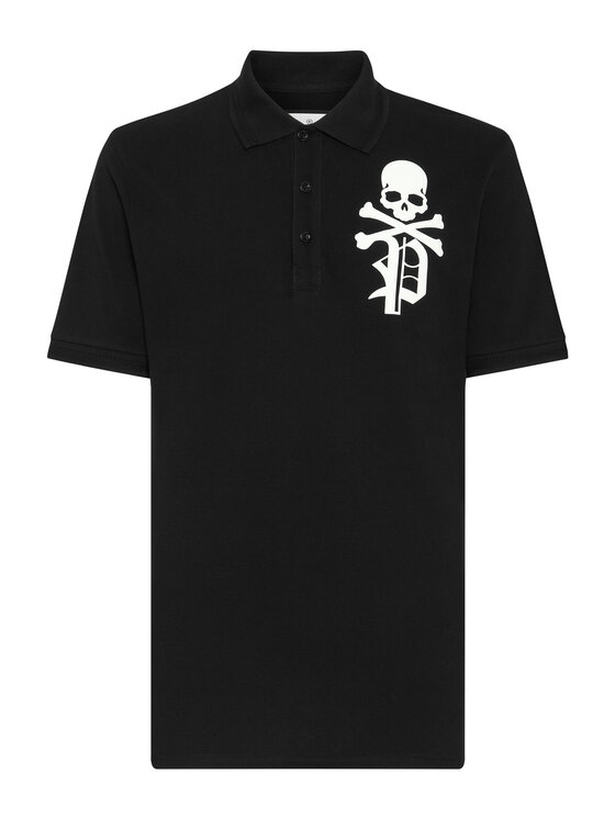 PHILIPP PLEIN PHILIPP PLEIN Polokošeľa 643 Čierna Slim Fit