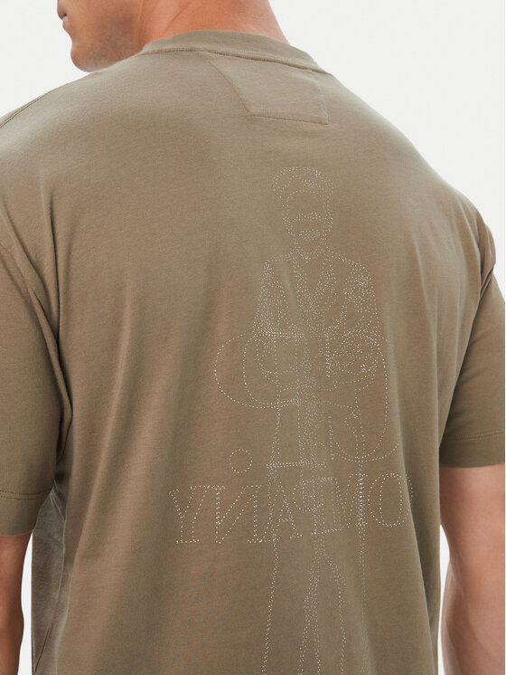 C.P. Company C.P. Company T-Shirt 21CMTS166A005100W Béžová Regular Fit
