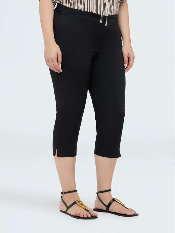 Fiorella Rubino Fiorella Rubino Spodnie materiałowe P719L002569N033 Czarny Regular Fit
