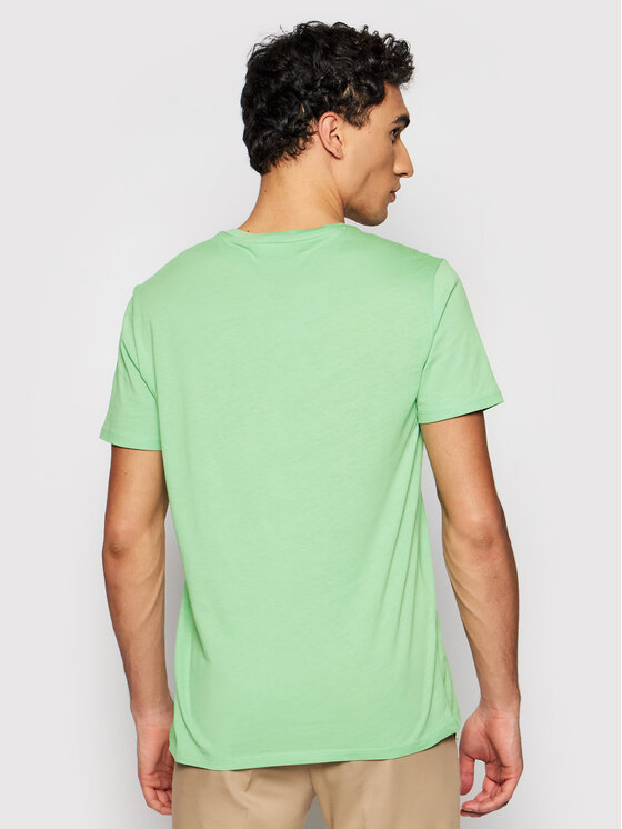 Lacoste Lacoste Marškinėliai TH6709 Žalia Regular Fit