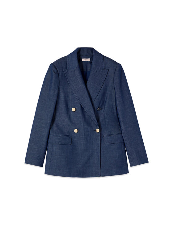 Oltre Oltre Giacca di transizione R080R002567N034 Blu Slim Fit